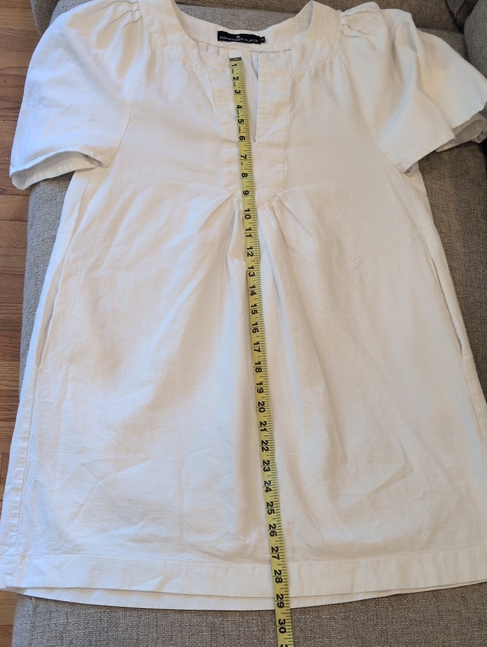 Pomander Place By Tuckernuck Finley White Flutter Sleeve Dress XS - Picture 9 of 14